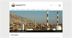 Desktop Screenshot of mashhad-ctco.com