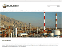 Tablet Screenshot of mashhad-ctco.com